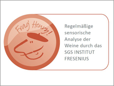 Frag' Henry! - Regelmäßige sensorische Analyse der Weine durch SGS Institut Fresenius